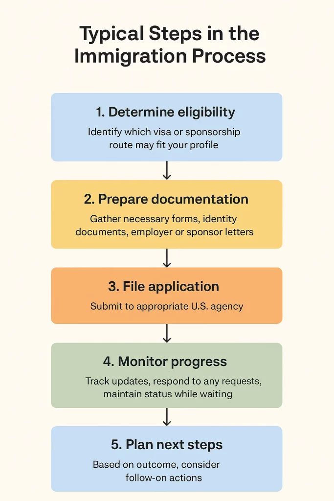 Typical Steps in the Indian Immigration Process
